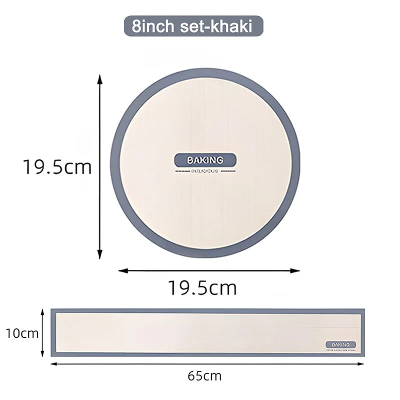 tapis adhésifs silicone reutilisables nettoyage facile liberations parfaites gateaux textures modernes six huit dix