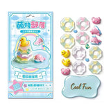 sticker 3d mignon dessin animé rose vert bleu blanc doré floral géométrique enfants classe