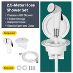 tête douche extérieure manuelle blanc anti dérapante moderne boîte rangement cache pluie