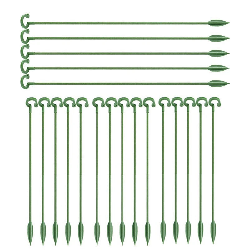 tiges soutien plantes vertes clips anti lodging moderne pot fleurs réutilisables 17cm 27cm 37cm