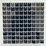 panneau mural décoratif violet bleu blanc doré mosaïque iridescente moderne clips 30cm 30cm