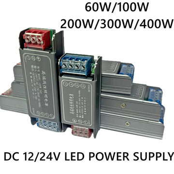 alimentation led 12v 24v 60w 100w 200w 300w 400w industrielle transformateur éclairage