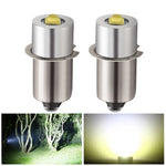 ampoules led 3w p13.5s 3v 12v 6v 24v maglite universelle blanc chaud blanc argenté