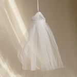 lit miniature blanc tissu floral occasion fête vintage romantique anniversaire noël mariage