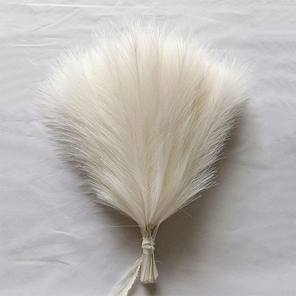 fleurs artificielles pampas plumes séchées roseau naturel rustique décoration mariage anniversaire extérieur
