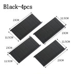 rangements épices noir blanc moderne minimaliste réutilisable plastique texture mat assaisonnement cuisine organisateur