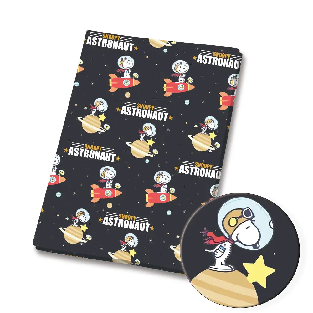 papier cadeau snoopy halloween espace fleurs autocollant illustration orange bleu marine noir blanc rose