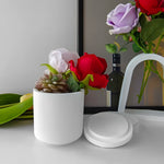 moules silicone epoxy résiné pots fleurs succulentes boîtes rangement floral moderne minimalistes