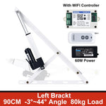 support charge électrique pliable blanc moderne moteur électrique lisses opaques lit