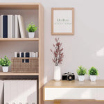 plantes artificielles vertes moderne pot blanc extérieur décoration chambre feuilles régulières exposant