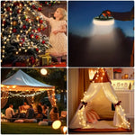 guirlande lumineuse camping led rechargeable modes multicolore extérieur jardin festive
