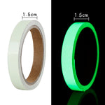 ruban luminescent vert adhésif moderne sécurité décoration nuit autoadhésif 10mm 15mm 20mm 30mm 40mm