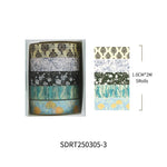 rubans adhésifs décoratifs vintage multicolores floral abstraits géométriques scrapbooking bricolage planificateur journal
