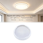 cache lampe led blanc moderne opacité diamètre 18.7cm 22.5cm 29.5cm 34.7cm 44.5cm