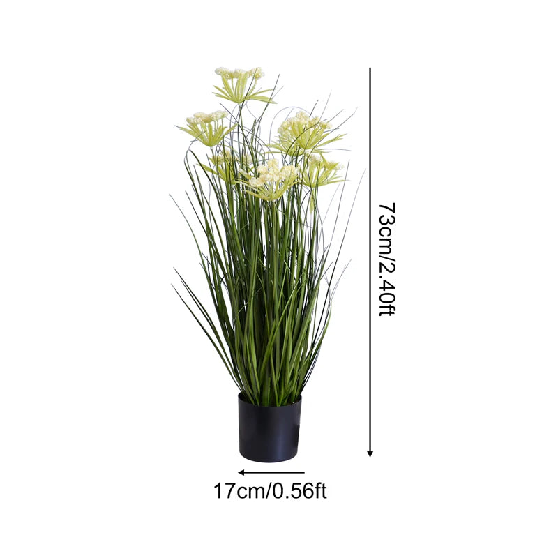 plantes artificielles vertes blanches pot moderne extérieures intérieures decoration maison 123cm 73cm 90cm