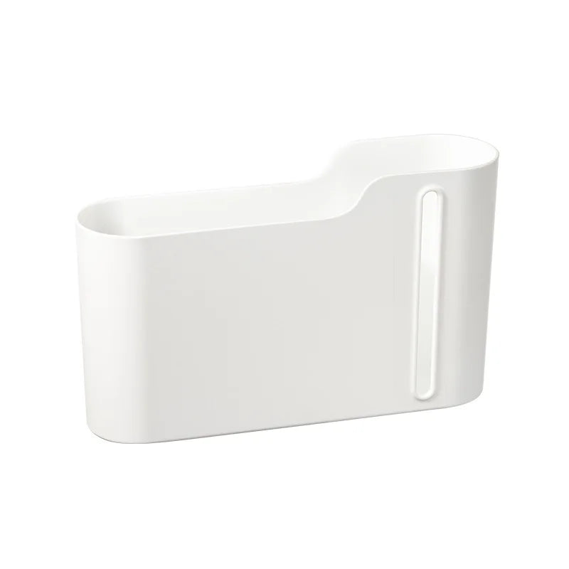 rangement mural blanc sacs poubelles cuisine moderne fixations vis film alimentaire papier sulfurisé