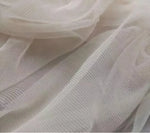tissu rose clair blanc bleu rayures fines moderne translucide yard adaptable création