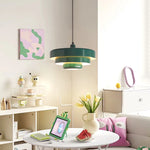 suspension lumineuse moderne orange ampoule e27 câble suspendu scandinave chambre restaurant salon