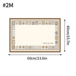 tapis bain anti dérapant absorbant moderne motif géométrique beige clair