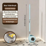 brosse wc murale canard jaune poils gris moderne salle bain ventouse sans angle mort