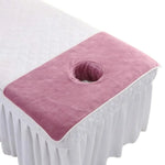 coussin massage velours doux bleu rose marron gris confortable moderne 35x35cm 40x80cm