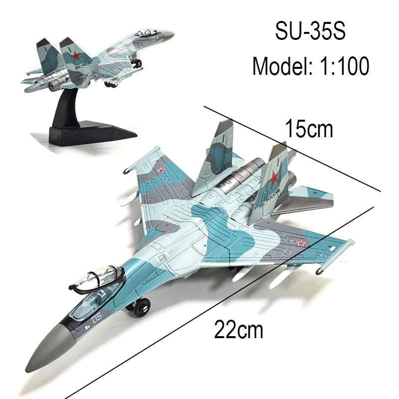 avion militaire su57s camouflage bleu gris blanc base noire réaliste assembler collection maison