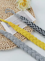 corde tressée artisanale motif régulier opaque rustique beigeclair chambre salon decoration