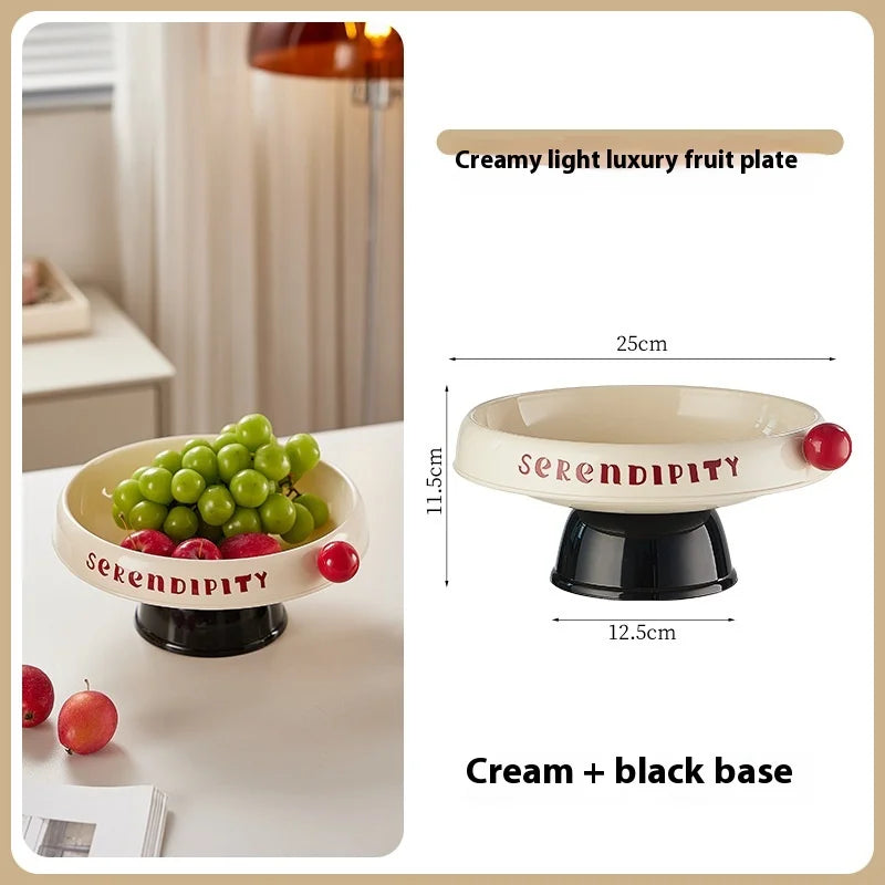 bol fruits moderne serendipity rouge beige rangement cuisine minimaliste couvercle pvc respectueux environnement