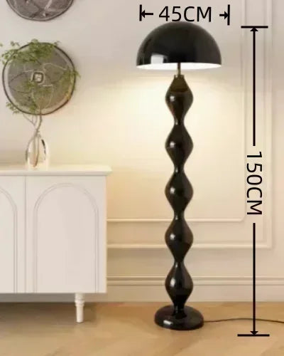 lampe sol moderne twistée verte rouge bleu blanc énergie économique