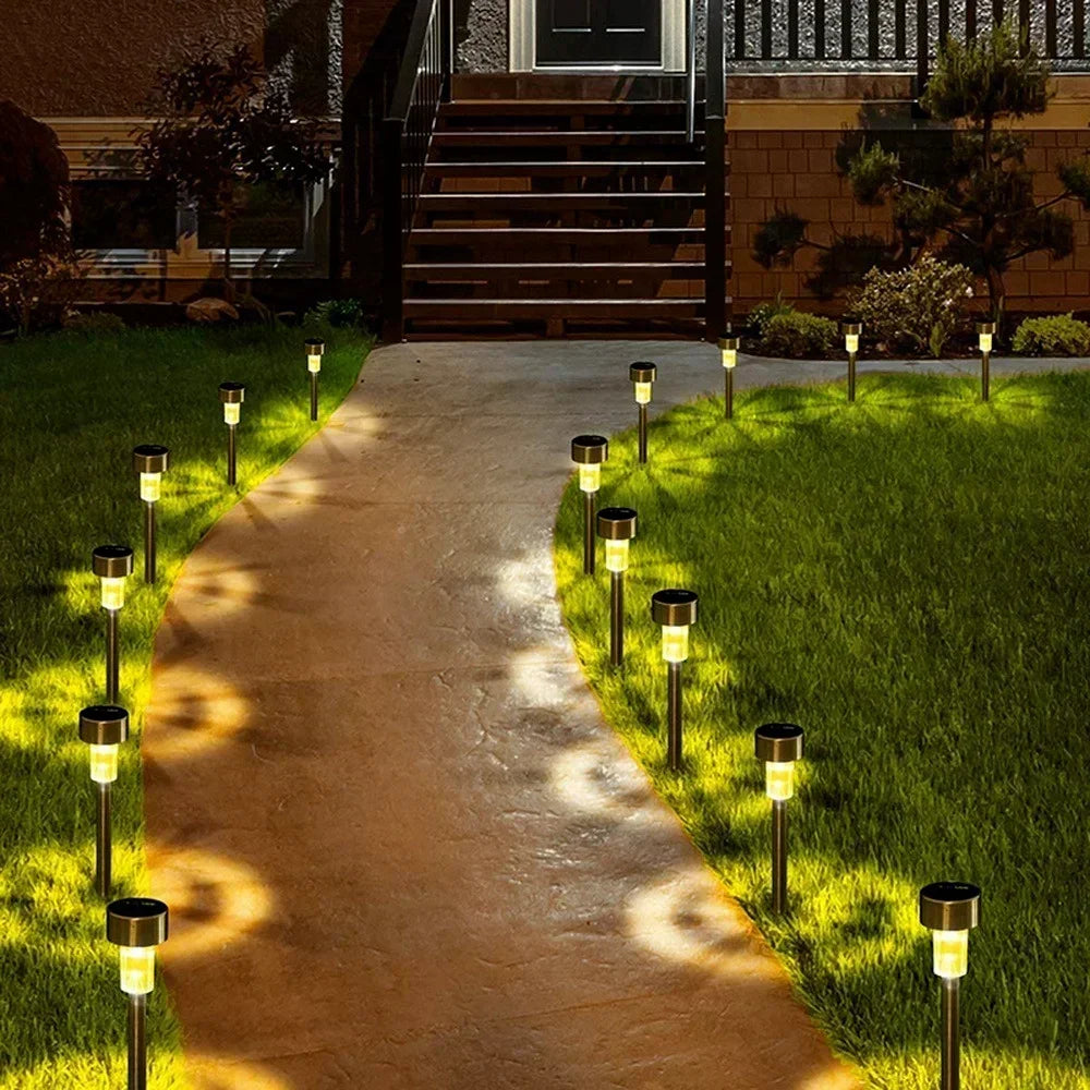 Détail de la lampe solaire avec ampoules LED