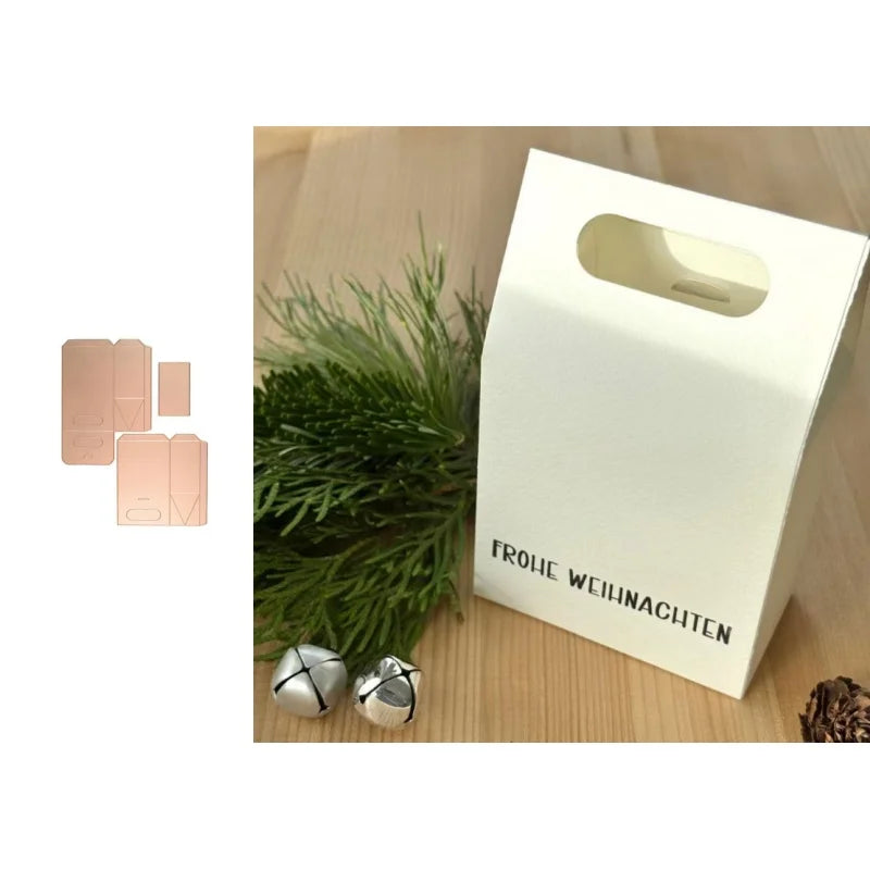 boîte prévente bricolage scrapbooking gaufrage cartes papier cartonné acier inoxydable moderne blanc uni opaque