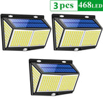 lumière solaire led moderne extérieure capteur mouvement panneau solaire clips noir bleu blanc