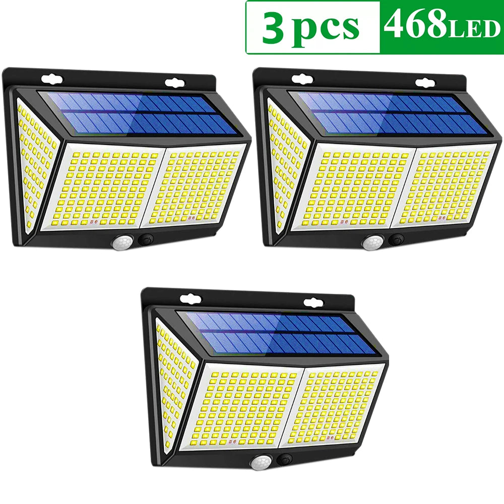 lumière solaire led moderne extérieure capteur mouvement panneau solaire clips noir bleu blanc