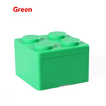 boîtes rangement couleur moderne stockage organisation jouets bleu vert rouge jaune six boutons plateau