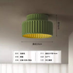 lampe moderne résine rouge vert rayures opaques chambre couloir salon