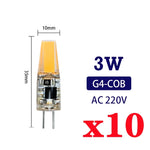 ampoules led g4 g9 e14 3w 6w blanc chaud jaune modernes lustre chambre 20000h