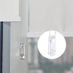 rideau chaîne transparent moderne 10 8cm pendentif poids store enrouleur