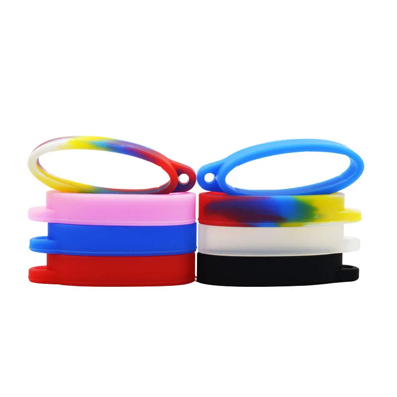 anneaux silicone multicolores bouchons bouteille modernes violet rose noir vert bleu rouge blanc