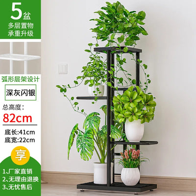 étagère plantes niveaux métal vis fixation moderne minimaliste balcon jardinDecoration