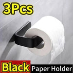 porte papier adhésif moderne noir blanc texture mat salle bains cuisine