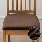 housse chaise extensible velours uni fauteuil cuisine salon moderne lavable
