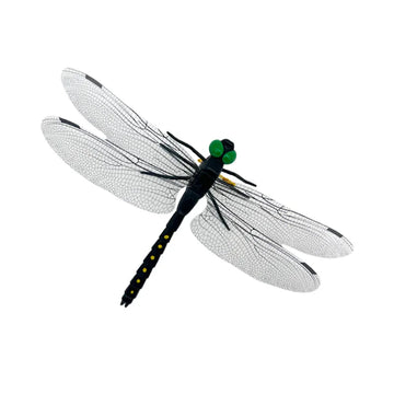 décoration extérieure dragonfly répulsif moustiques naturel sans chimie vert translucide jardin tringle