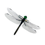 décoration extérieure dragonfly répulsif moustiques naturel sans chimie vert translucide jardin tringle