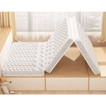 matelas blanc fibre coco mousse mémoire forme zigzag moderne chambre maison outdoor