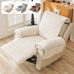 protège siège canapé trois places beige quilté non glissant poches adhésif moderne resistant waterproof