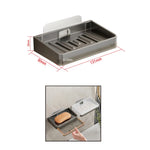 accessoires salle bain gris porte serviettes savon papier toilette moderne ensemble 30cm 40cm 50cm
