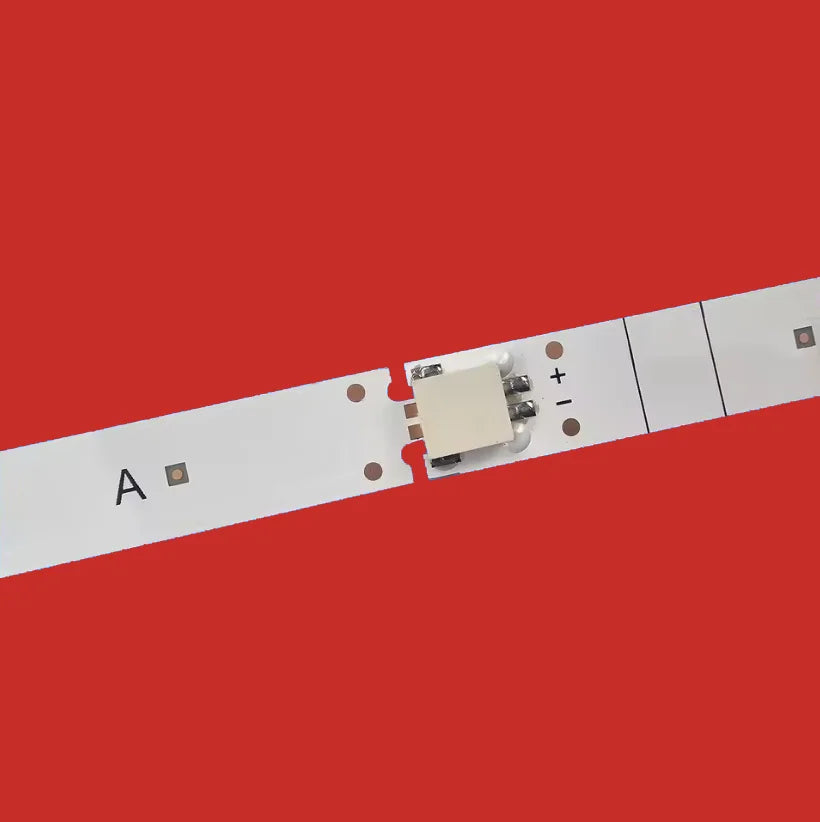 barrette led rétroéclairage tv blanc argenté rouge leds 779mm 3v technique