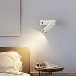 lampe murale orientable moderne noir blanc 5W LED 3000K chambre entrée