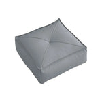 pouf carré moderne simili cuir beige orange vert mousse pe doux anti décubitus minimaliste