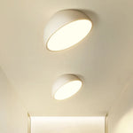 Lampes plafonnier LED modernes aluminium blanc gris clair éclairage minimaliste chambre salon